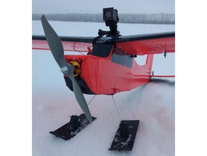 skis avion rc des véhicules parties de l'avion d'avion 3d print model - Mito3D