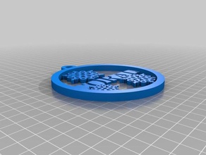 coral snowflake decor customized 3d print model - Mito3D