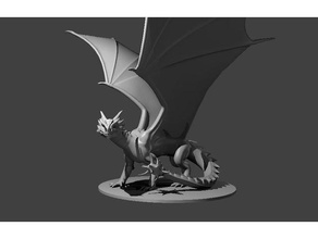 drago cornuto orco capoguerra pilota i giocattoli giochi dnd draghi dungeons dragons 3d print model - Mito3D