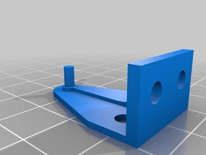 fixe stores v&eacutenitiens replacement parts fixation rideau 3d print model - Mito3D