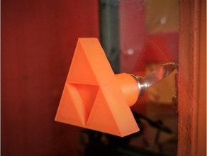 triforce manopola 3d stampa 3d print model - Mito3D