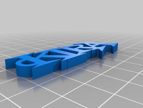 kirallavero Schlüsselanhänger angepasst 3d print model - Mito3D