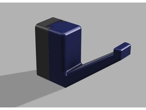 unsichtbar-Jacke hanger - Organisation Halter Wandhalter 3d print model - Mito3D