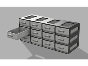 organizzazione scatola cassetto 3d print model - Mito3D