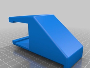 clip-on auricular hangar organización escritorio organizador auriculares percha 3d print model - Mito3D