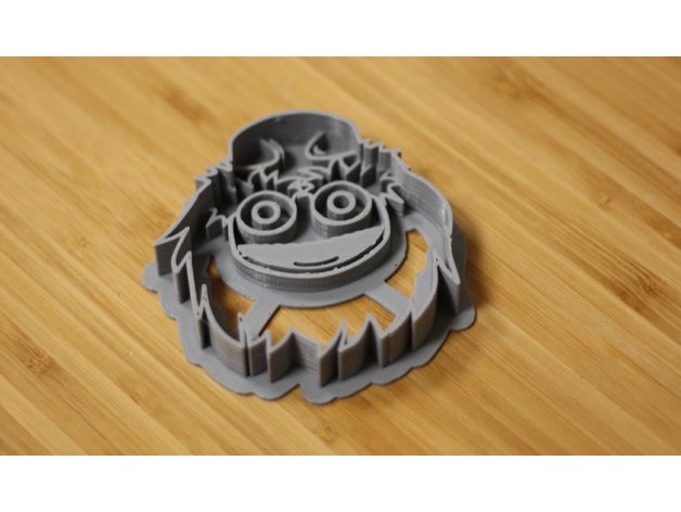 cesur kurabiye kalıbı mutfak yemek antifa cookiecutter el ilanları hokey aracı maskot philadelphia flyers 3D print model - Mito3D