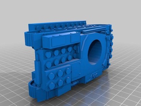 lego réservoir panzer2 de la coque d'autres 3d print model - Mito3D