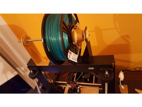 adjustable spool holder maker select v2 3d printer accessories filament monoprice wanhoa duplicator i3 3d print model - Mito3D