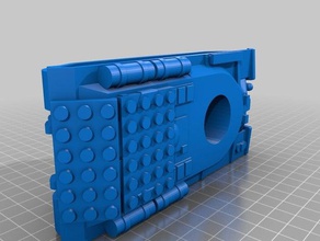 lego tank-Rumpf is2 andere 3d print model - Mito3D
