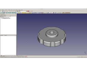 handle m3 nut diameter 25 mm 3d printer parts print upgrade part anet a8 bed knob 3d print model - Mito3D