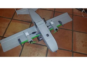 gun wing mount rc vehicles 3d print model - Mito3D