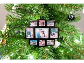 marco de adorno decoración navidad la vacaciones mini en miniatura las miniaturas foto fotografía imagen 3d print model - Mito3D