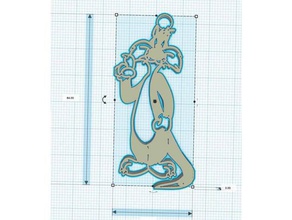 sivelster kedi sylvestre le sohbet takı kolye pendentif silvester xilvester 3d print model - Mito3D