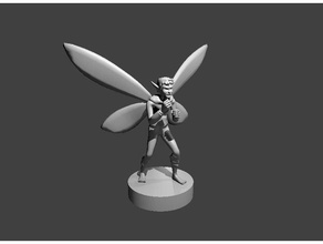 boxing pixie games dnd fariy sprite 3d print model - Mito3D