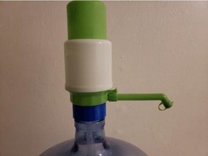 water cap pump household supplies 3d print model - Mito3D