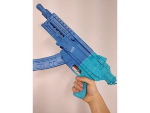fallout 10mm submachine gun smg video games cosplay prop weapon 76 rifle 3d print model - Mito3D