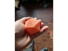 unwrapped icosahedron math art 2d fabric geometric geometry 3d print model - Mito3D