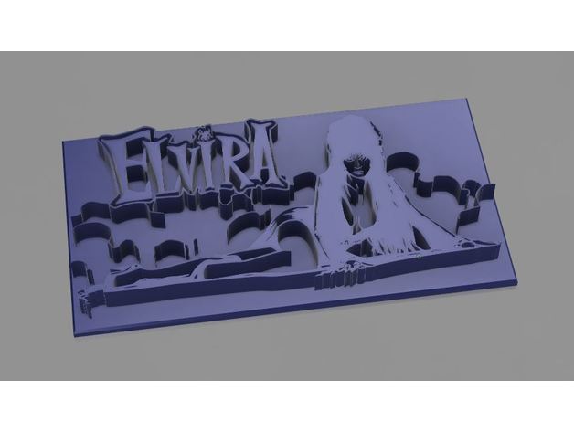 elvira amante oscuro 3d impresión 3D print model - Mito3D