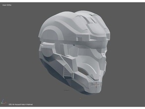 halo air assault 3d printing armor 4 helmet 3d print model - Mito3D
