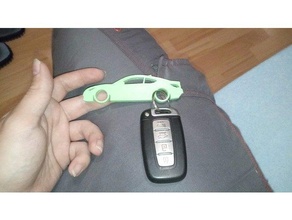 hyundai genensis coupe keychain automotive genesis 3d print model - Mito3D