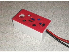 box case lm2596 dc-dc step-down Elektronik 3d print model - Mito3D