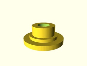 parametric bearing spacer parts 3d print model - Mito3D