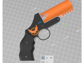 lancia granata divisione sport all'aperto airsoft 3d print model - Mito3D