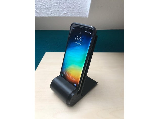 smartphone stand titulaire téléphone mobile à portée de main handyhalterung pratique halter iphone support pour 3D print model - Mito3D