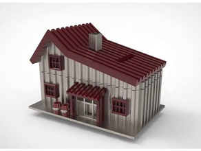 wooden house coin bank coins badges 3dmodeling 3d modeling architectural model architecture art build building design dollhouse funny thing household hyojung0320 mini miniauter scale traditional architect toy 3d print model - Mito3D