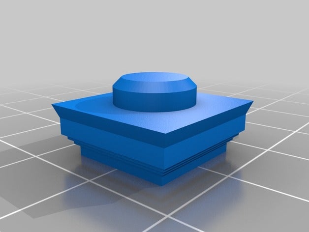 el capitel 2 cuadrado de 1x1 la construcción juguetes 3D print model - Mito3D
