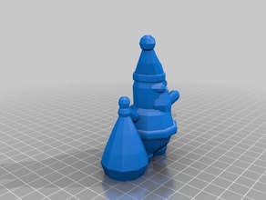 mein besonders angefertigt santa claus Skulpturen 3d print model - Mito3D