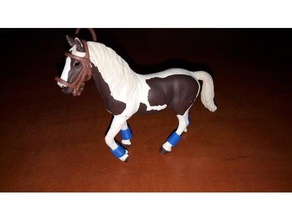 horse bandages schleich toys games flexy 3d print model - Mito3D