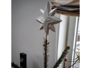 apenas outra árvore topper decoração natal 3d print model - Mito3D