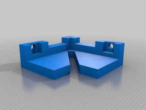 glass bed bracket anet a8 remix 3d printing borosilicate m3 nut 3d print model - Mito3D