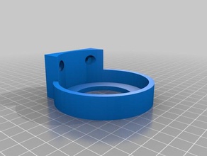 my customized fire extinguisher wall mount replacement parts 3d print model - Mito3D