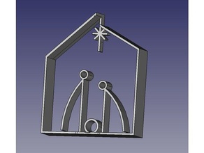 christmas crib 3d printing nativity 3d print model - Mito3D