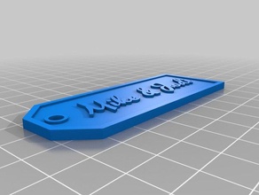 dan tracy nome del tag i segni loghi personalizzato 3d print model - Mito3D