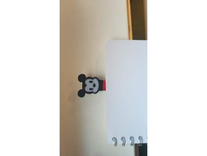 mickey bookmark household disney 3d print model - Mito3D