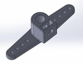 4 mm servohebel f&uumlr durchmesser araçlar 3d print model - Mito3D