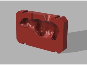 l'ours de cire, moisissure sculptures 3d print model - Mito3D