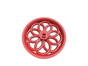 rueda roset&oacuten Robotik escornabot 3d print model - Mito3D