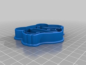 badger cookie cutter household 3d print model - Mito3D
