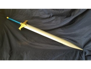 crocea mors jaunes espada rwby adereços cosplay arma 3d print model - Mito3D