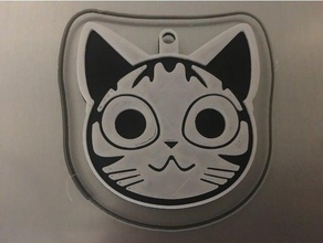 chi trousseau de clés porte-clés le manga cat une vie chat 3d print model - Mito3D