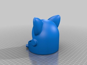 gatto casco spaziale gli animali domestici gatti 3d print model - Mito3D