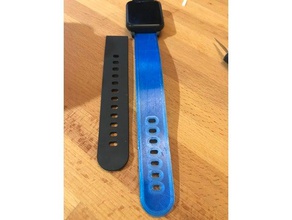 20 mm izlemek bant kayışı uzun ekstra bilezik smartwatch 3d print model - Mito3D