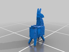 yağma llama remix oyunlar fortnite modelleri ganimet sandığı 3d print model - Mito3D