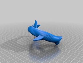 requin sharked dur du groupe les animaux 3d print model - Mito3D