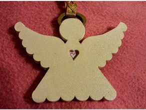 lasercut angelo ornamenti arredamento angeli di natale decorazione decorazioni ornamento 3d print model - Mito3D