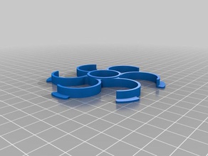 mon personnalisés élastiques de la bobine hub v1+10 diam 74mm sunlu enotepad roulement 3d l'imprimante accessoires filament 3d print model - Mito3D